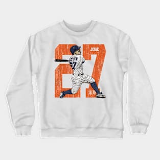 Jose Altuve Houston Sketch Crewneck Sweatshirt